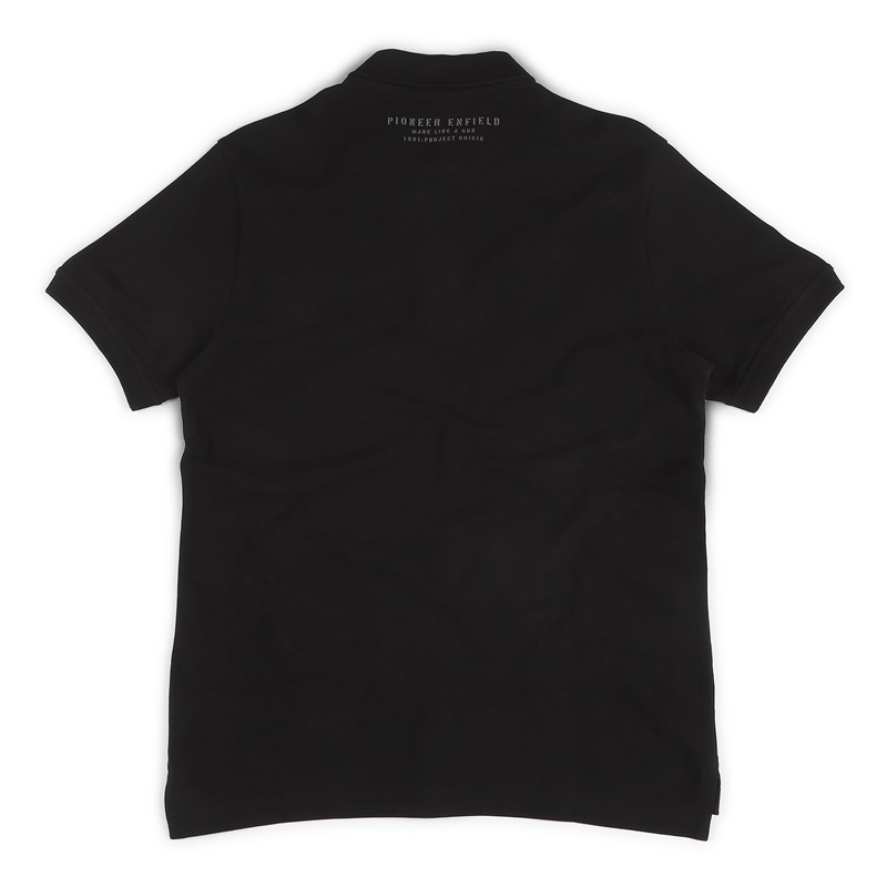 로얄 글리치 라이더 블랙 티셔츠-2